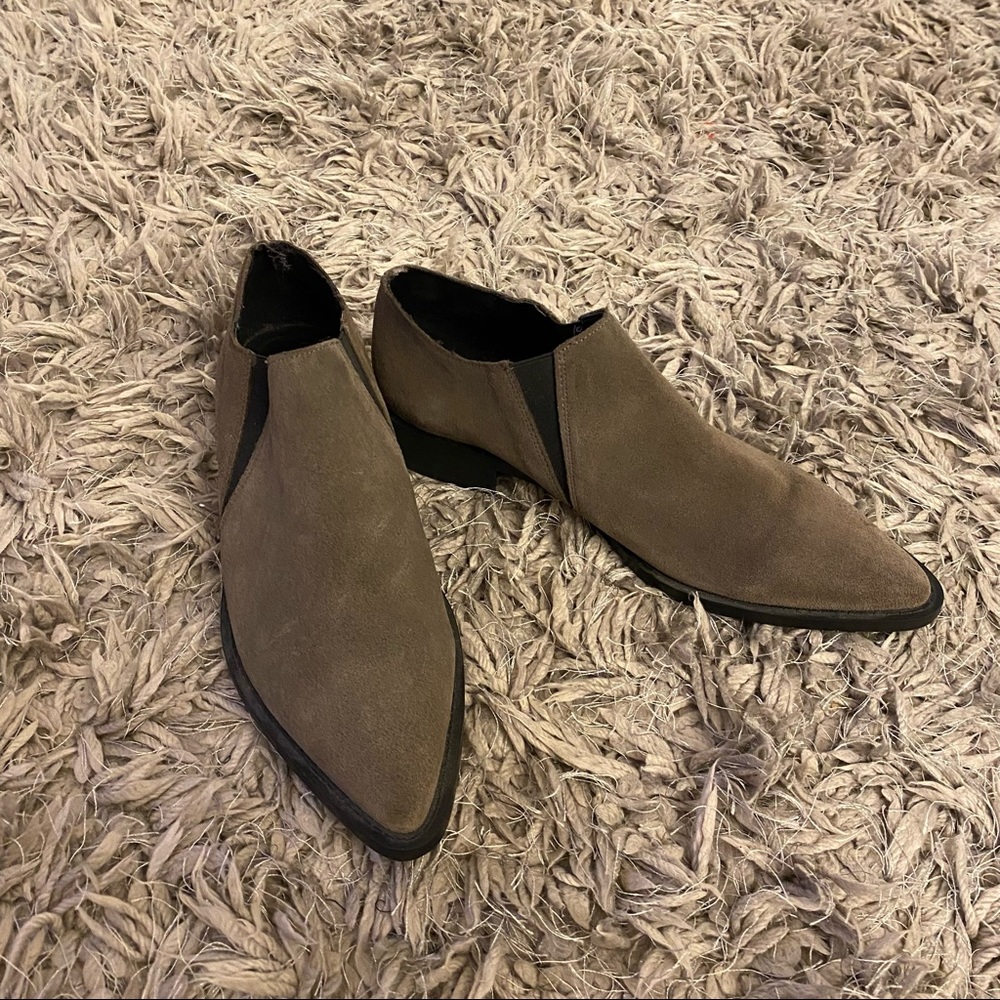 Grey Zara suede shoes